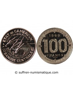CAMEROUN - 100 FRANCS 1966 ESSAI