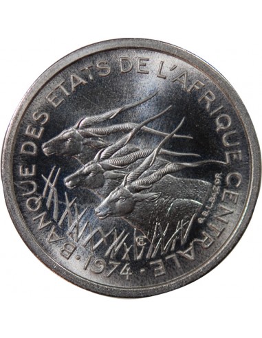 AFRIQUE CENTRALE - 1 FRANC 1974 ESSAI