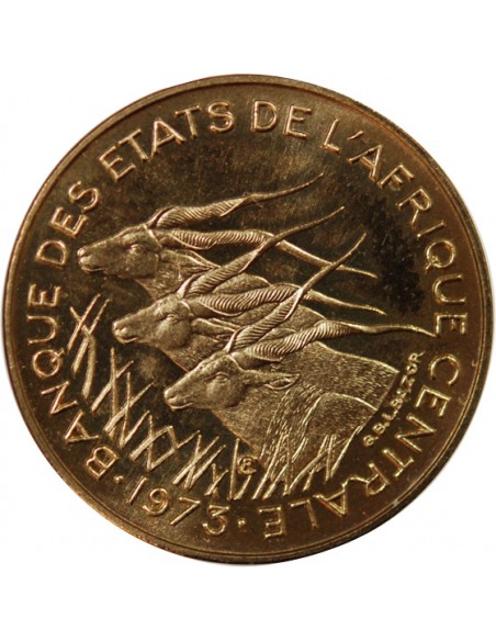 AFRIQUE CENTRALE - 5 FRANCS 1973 ESSAI