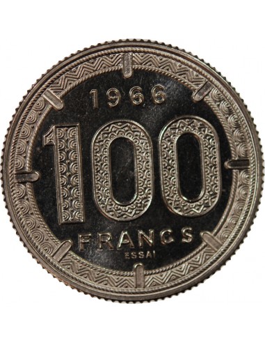 CAMEROUN - 100 FRANCS 1966 ESSAI