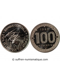 CAMEROUN - 100 FRANCS 1966 ESSAI