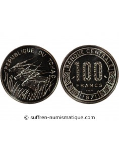 TCHAD - 100 FRANCS 1971 ESSAI