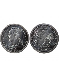 COMORES - 2 FRANCS 1964 ESSAI 2