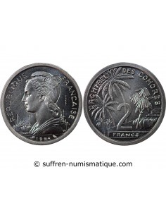 COMORES - 2 FRANCS 1964 ESSAI