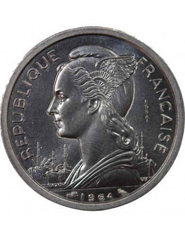 COMORES - 2 FRANCS 1964 ESSAI