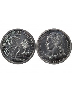 COMORES - 2 FRANCS 1964 ESSAI 2