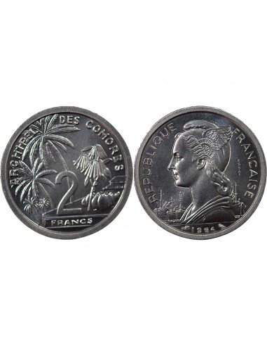 COMORES - 2 FRANCS 1964 ESSAI