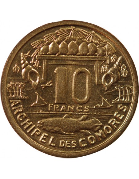 COMORES - 10 FRANCS 1964 ESSAI