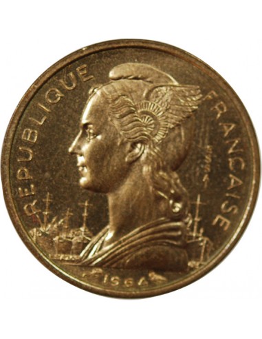 COMORES - 10 FRANCS 1964 ESSAI