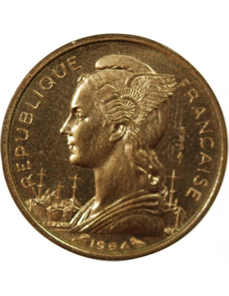 COMORES - 10 FRANCS 1964 ESSAI