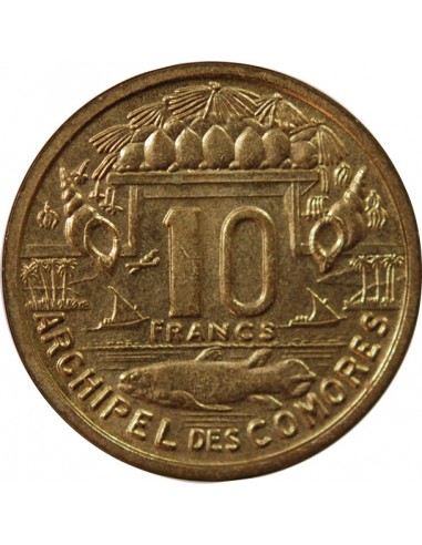 COMORES - 10 FRANCS 1964 ESSAI