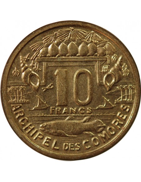 COMORES - 10 FRANCS 1964 ESSAI