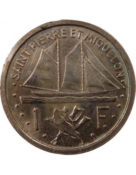 SAINT-PIERRE ET MIQUELON - 1 FRANC 1948 ESSAI