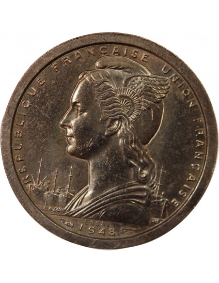 SAINT-PIERRE ET MIQUELON - 1 FRANC 1948 ESSAI