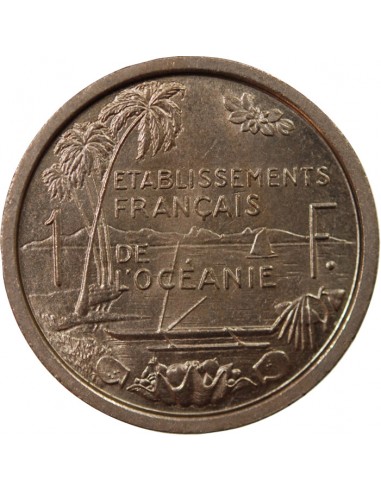 POLYNESIE FRANCAISE - 1 FRANC 1949 ESSAI