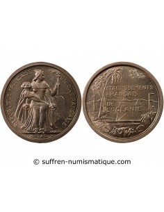 POLYNESIE FRANCAISE - 1 FRANC 1949 ESSAI