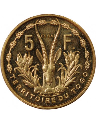 TOGO - 5 FRANCS 1956 ESSAI