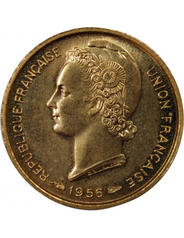 TOGO - 5 FRANCS 1956 ESSAI