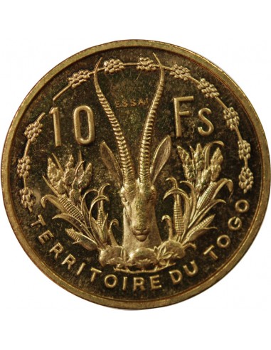 TOGO - 10 FRANCS 1956 ESSAI