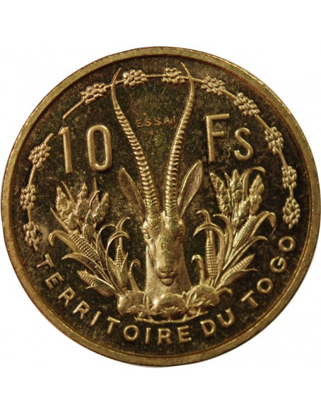 TOGO - 10 FRANCS 1956 ESSAI