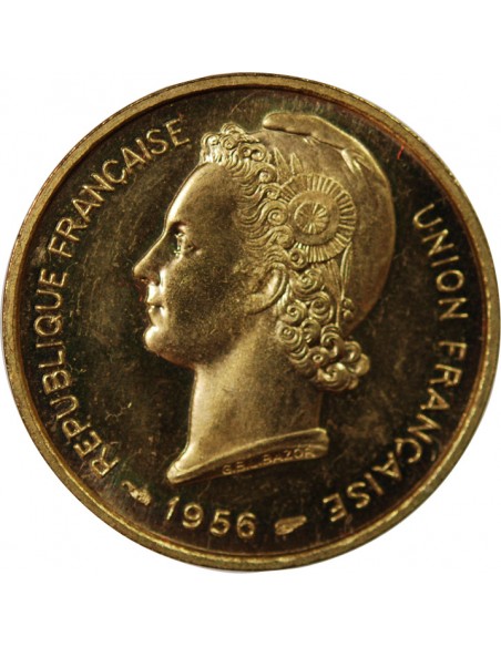 TOGO - 10 FRANCS 1956 ESSAI