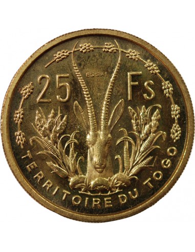 TOGO - 25 FRANCS 1956 ESSAI
