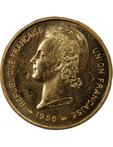 TOGO - 25 FRANCS 1956 ESSAI