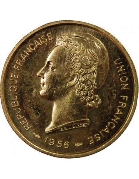 TOGO - 25 FRANCS 1956 ESSAI