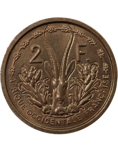 AFRIQUE OCCIDENTALE - 2 FRANCS 1948 ESSAI