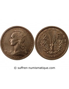 AFRIQUE OCCIDENTALE - 2 FRANCS 1948 ESSAI