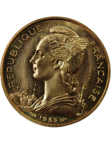 REUNION - 20 FRANCS 1955 ESSAI