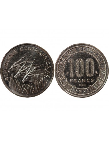 REPUBLIQUE CENTRAFRICAINE - 100 FRANCS 1971 ESSAI