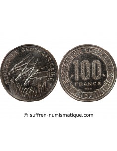 REPUBLIQUE CENTRAFRICAINE - 100 FRANCS 1971 ESSAI