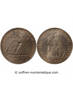 POLYNESIE FRANCAISE - 2 FRANCS 1948 ESSAI