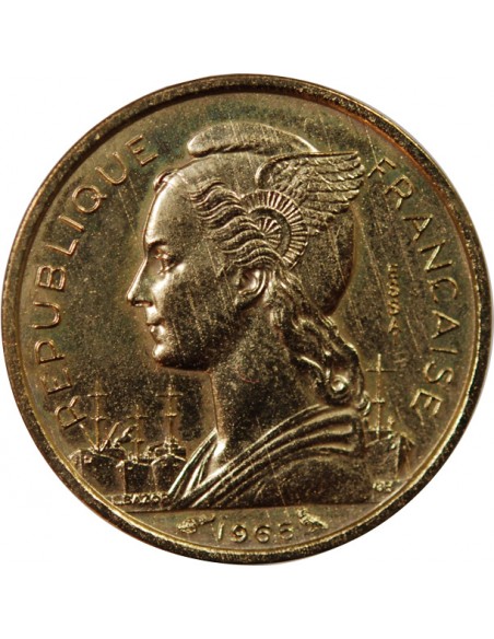 CÔTE FRANCAISE DES SOMALIS - 10 FRANCS 1965 ESSAI