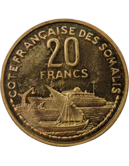CÔTE FRANCAISE DES SOMALIS - 20 FRANCS 1952 ESSAI