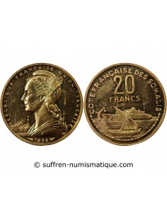 CÔTE FRANCAISE DES SOMALIS - 20 FRANCS 1952 ESSAI