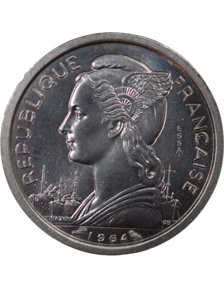 COMORES - 1 FRANC 1964 ESSAI