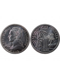 COMORES - 1 FRANC 1964 ESSAI 2