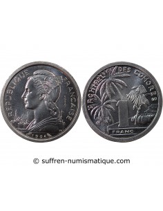 COMORES - 1 FRANC 1964 ESSAI