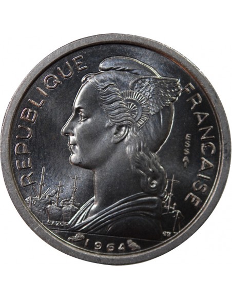 COMORES - 1 FRANC 1964 ESSAI