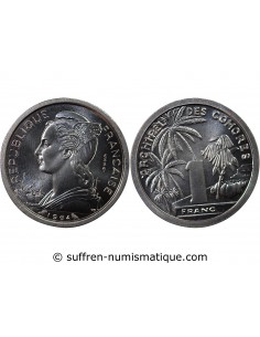 COMORES - 1 FRANC 1964 ESSAI