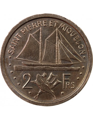 SAINT-PIERRE ET MIQUELON - 2 FRANCS 1948 ESSAI