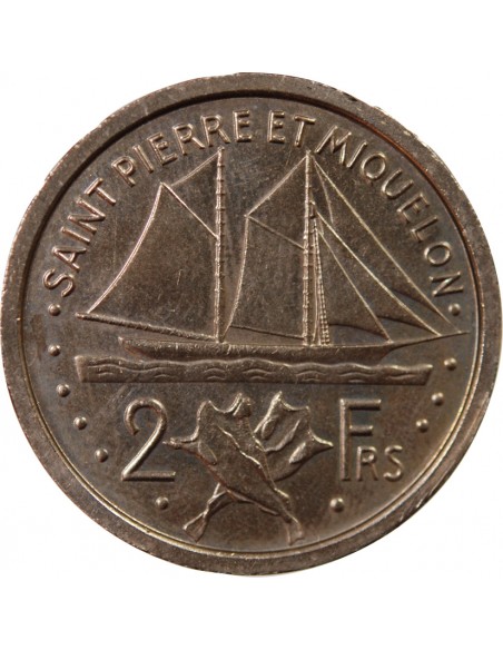 SAINT-PIERRE ET MIQUELON - 2 FRANCS 1948 ESSAI