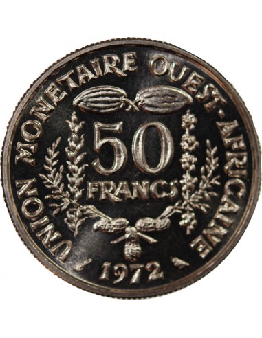 AFRIQUE DE L'OUEST - 50 FRANCS 1972 ESSAI