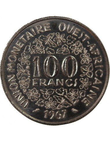 AFRIQUE DE L'OUEST - 100 FRANCS 1967 ESSAI