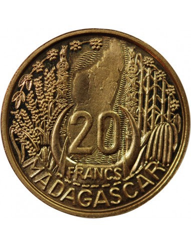 MADAGASCAR - 20 FRANCS 1953 ESSAI