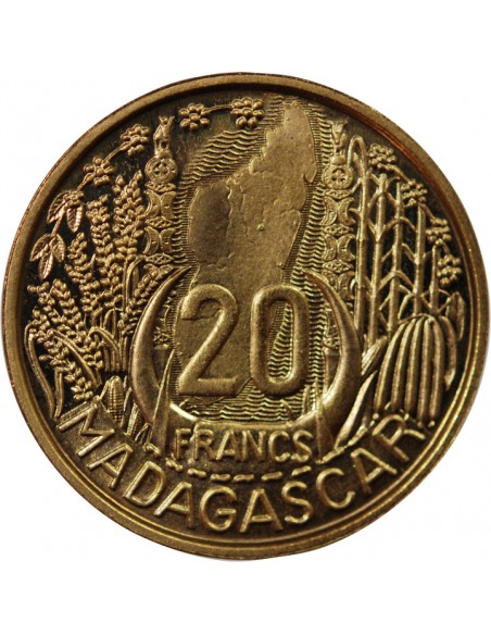 MADAGASCAR - 20 FRANCS 1953 ESSAI