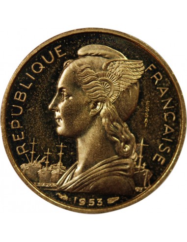 MADAGASCAR - 20 FRANCS 1953 ESSAI