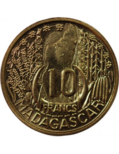 MADAGASCAR - 10 FRANCS 1953 ESSAI